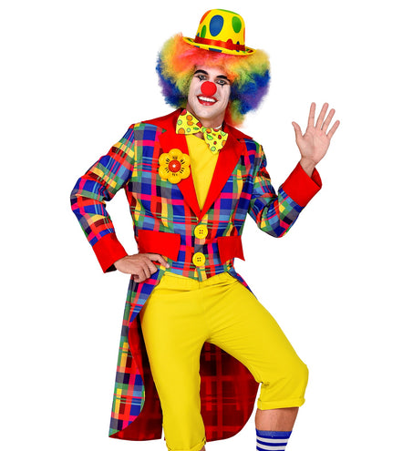 e-carnavalskleding-SYK Slipjas clown geruit multi heren