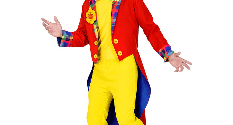 e-carnavalskleding-SYK Slipjas clown rood heren