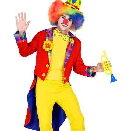 e-carnavalskleding-SYK Slipjas clown rood heren