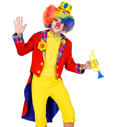 e-carnavalskleding-SYK Slipjas clown rood heren
