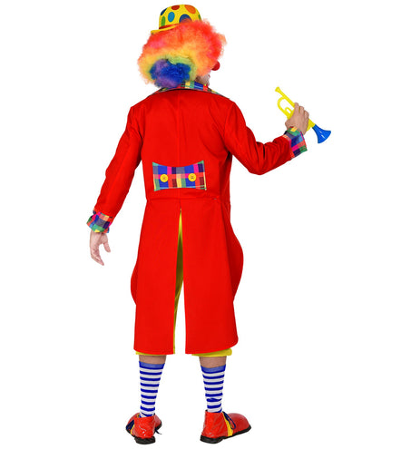 e-carnavalskleding-SYK Slipjas clown rood heren