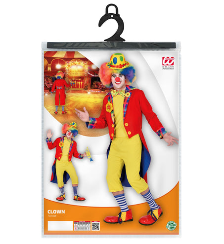 e-carnavalskleding-SYK Slipjas clown rood heren