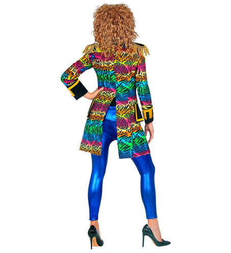 e-carnavalskleding-SYK Slipjas disco zebra jaren 80 dames