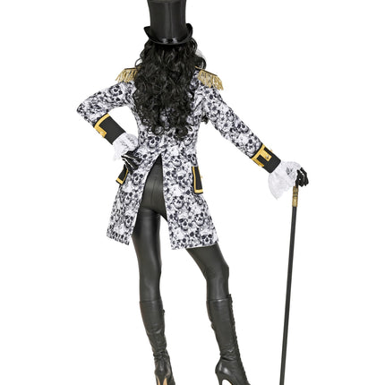 e-carnavalskleding-SYK Slipjas halloween schedels dames