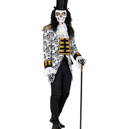 e-carnavalskleding-SYK Slipjas halloween schedels heren
