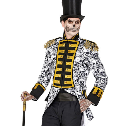 e-carnavalskleding-SYK Slipjas halloween schedels heren