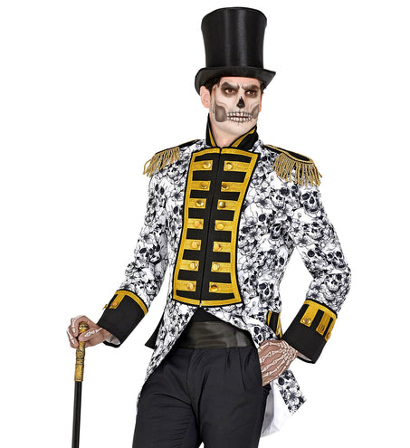 e-carnavalskleding-SYK Slipjas halloween schedels heren