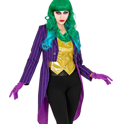 e-carnavalskleding-SYK Slipjas Joker dames