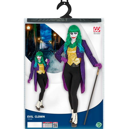 e-carnavalskleding-SYK Slipjas Joker dames