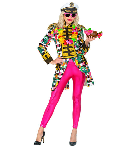 e-carnavalskleding-SYK Slipjas parade Tropicana dames