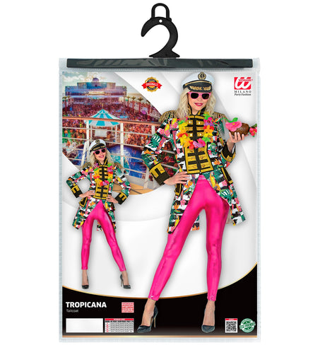 e-carnavalskleding-SYK Slipjas parade Tropicana dames