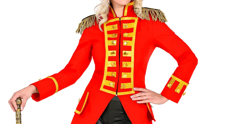 e-carnavalskleding-SYK Slipjas rood dames