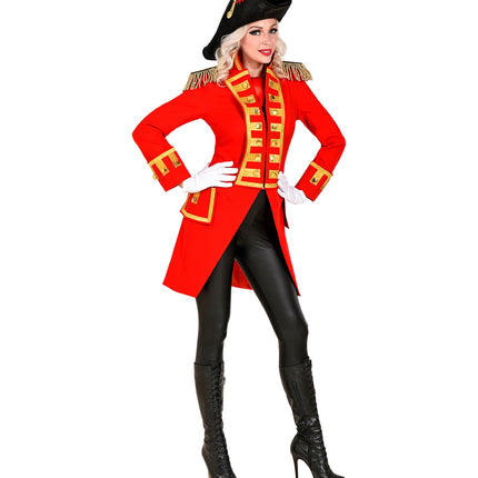 e-carnavalskleding-SYK Slipjas rood dames