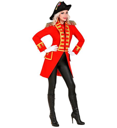 e-carnavalskleding-SYK Slipjas rood dames