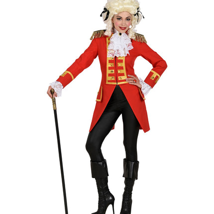 e-carnavalskleding-SYK Slipjas rood dames