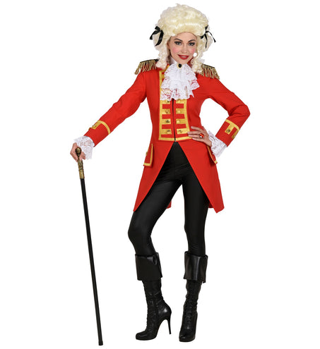 e-carnavalskleding-SYK Slipjas rood dames