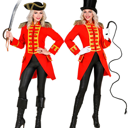 e-carnavalskleding-SYK Slipjas rood dames