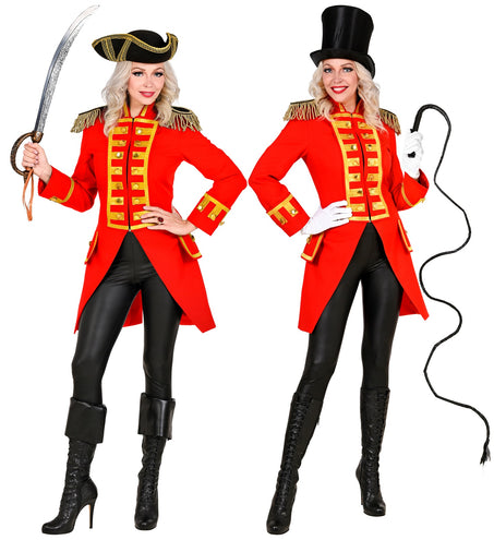 e-carnavalskleding-SYK Slipjas rood dames