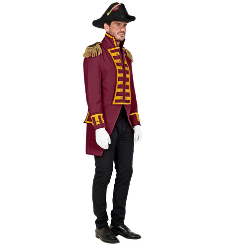 e-carnavalskleding-SYK Slipjas rood/bordeaux  heren