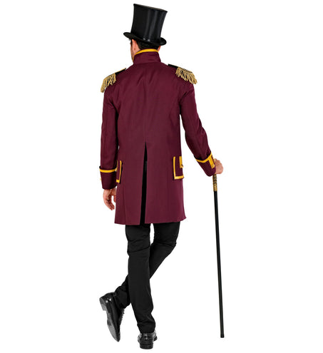 e-carnavalskleding-SYK Slipjas rood/bordeaux  heren