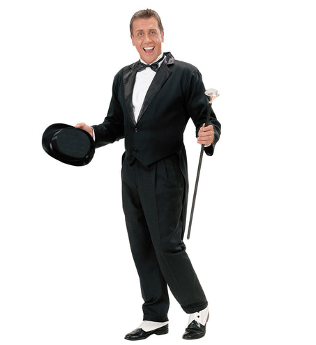 e-carnavalskleding-SYK Slobkous wit gangster