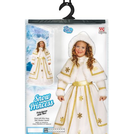 e-carnavalskleding-SYK Sneeuw prinsessen jurk kind