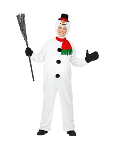 e-carnavalskleding-SYK Sneeuwpop jumpsuit volwassenen