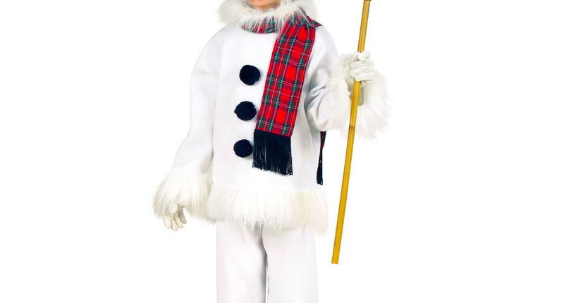 e-carnavalskleding-SYK Sneeuwpop pak Kind Flanel & Plushe