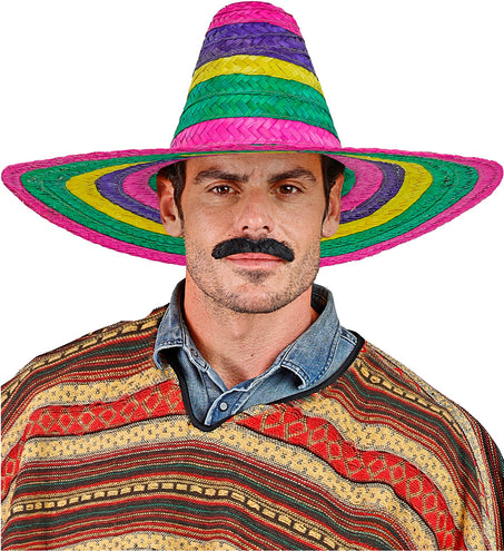 e-carnavalskleding-SYK Sombrero 50cm veelkleurig Annie