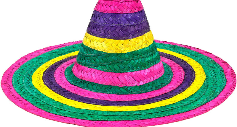 e-carnavalskleding-SYK Sombrero 50cm veelkleurig Annie