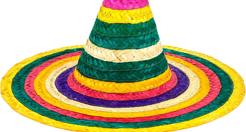e-carnavalskleding-SYK Sombrero 50cm veelkleurig Hannie