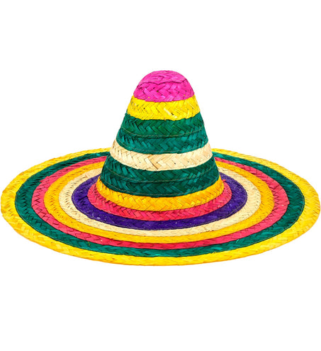 e-carnavalskleding-SYK Sombrero 50cm veelkleurig Hannie