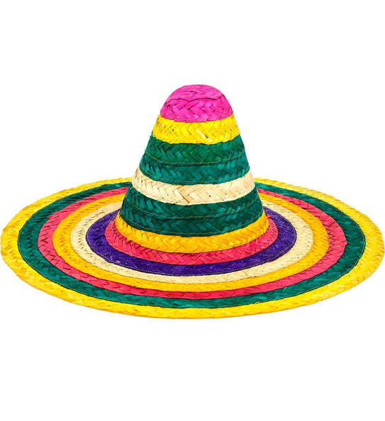 e-carnavalskleding-SYK Sombrero 50cm veelkleurig Hannie