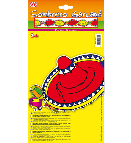 e-carnavalskleding-SYK Sombrero slinger Mexico 3 meter