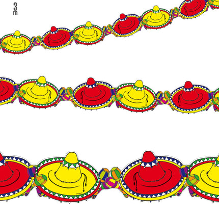 e-carnavalskleding-SYK Sombrero slinger Mexico 3 meter