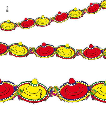 e-carnavalskleding-SYK Sombrero slinger Mexico 3 meter