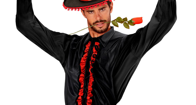 e-carnavalskleding-SYK Spaans Flamenco shirt