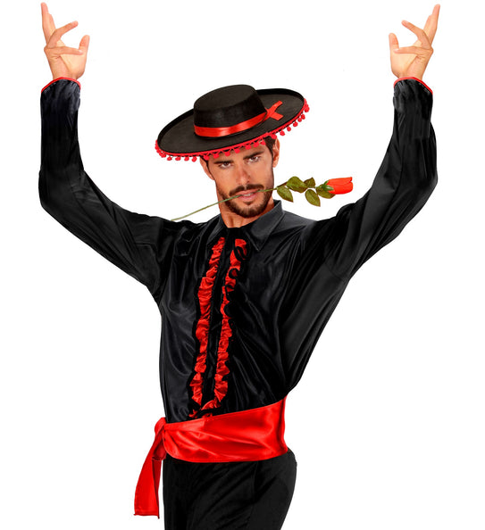 e-carnavalskleding-SYK Spaans Flamenco shirt