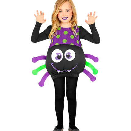 e-carnavalskleding-SYK Spinnen jumpsuit kinderen