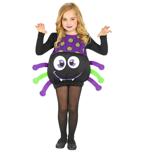 e-carnavalskleding-SYK Spinnen jumpsuit kinderen