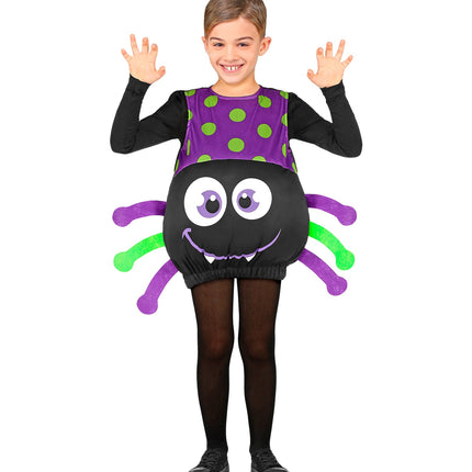 e-carnavalskleding-SYK Spinnen jumpsuit kinderen