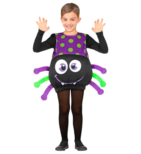 e-carnavalskleding-SYK Spinnen jumpsuit kinderen