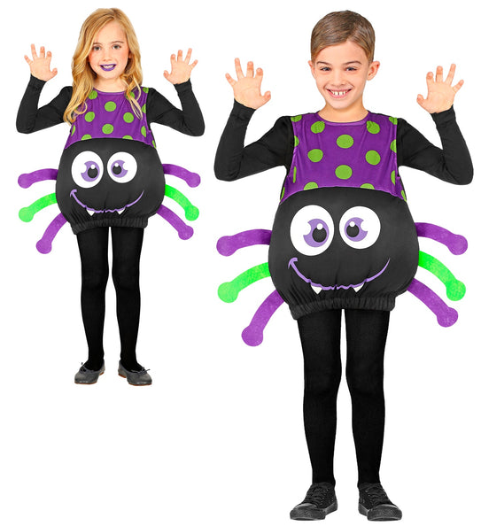 e-carnavalskleding-SYK Spinnen jumpsuit kinderen