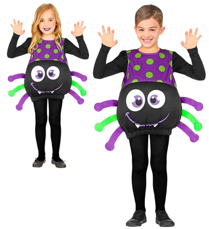 e-carnavalskleding-SYK Spinnen jumpsuit kinderen