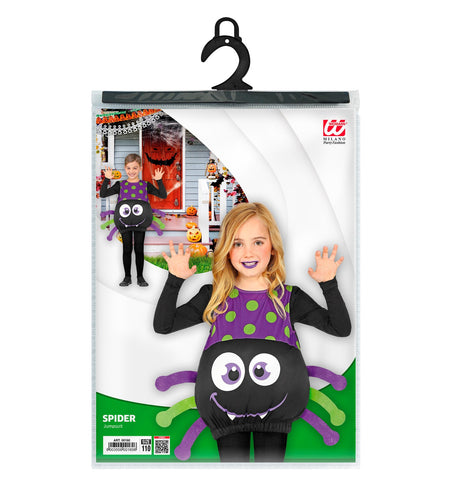 e-carnavalskleding-SYK Spinnen jumpsuit kinderen