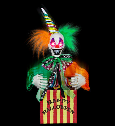 e-carnavalskleding-SYK Springende clown uit doos