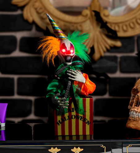 e-carnavalskleding-SYK Springende clown uit doos