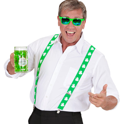 e-carnavalskleding-SYK St. Patrick's day bretels klavertje