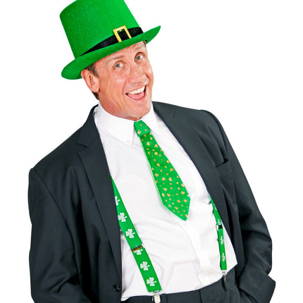 e-carnavalskleding-SYK St. Patrick's day bretels klavertje