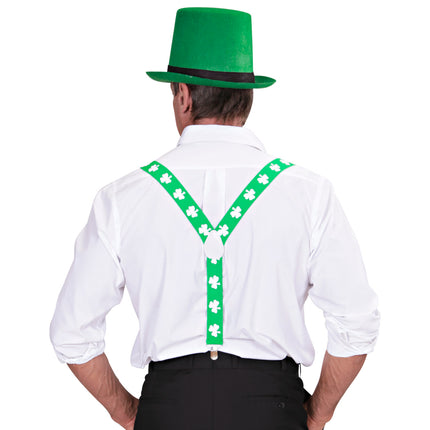 e-carnavalskleding-SYK St. Patrick's day bretels klavertje